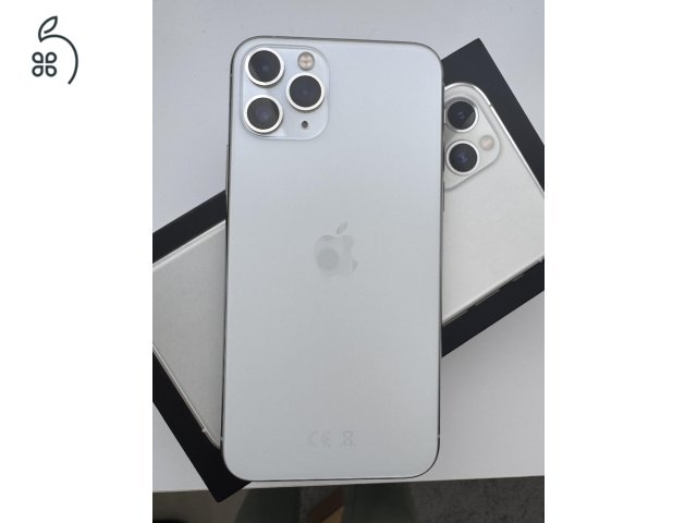  Apple iPhone 11 Pro Ezüst kártyafüggetlen 64GB - Tökéletes állapotban! 