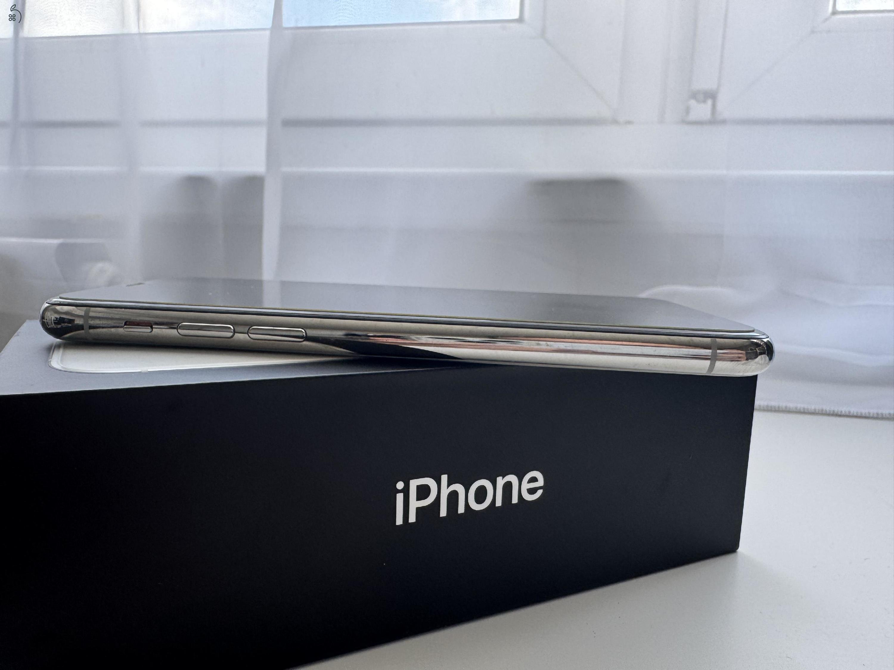  Apple iPhone 11 Pro Ezüst kártyafüggetlen 64GB - Tökéletes állapotban! 