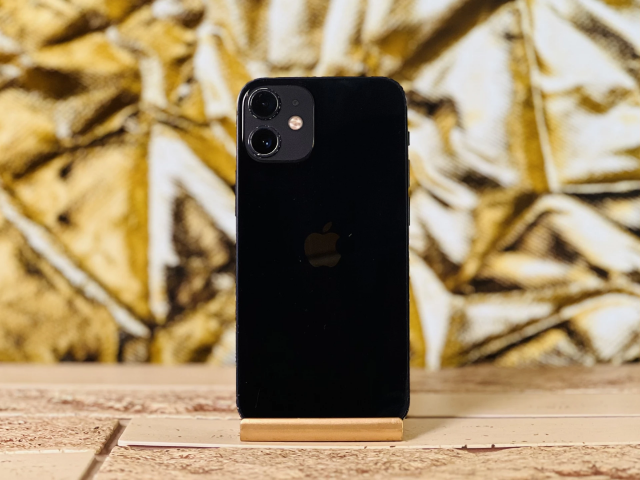  iPhone 12 Mini 64 GB Black 100% aksi szép állapotú - 12 HÓ GARANCIA