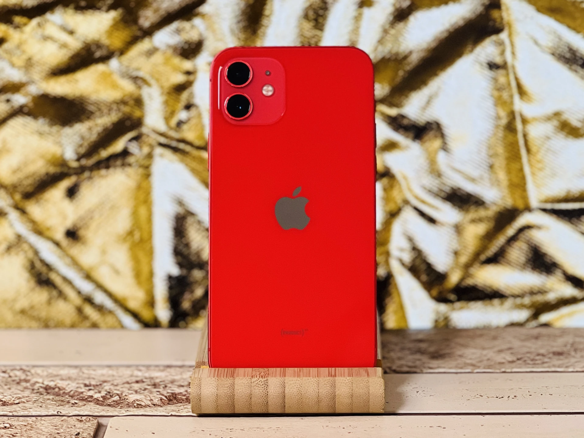  iPhone 12 64 GB PRODUCT RED 100% aksi szép állapotú - 12 HÓ GARANCIA