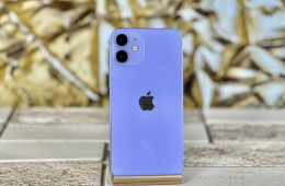  iPhone 12 Mini 64 GB Purple 100% aksi szép állapotú - 12 HÓ GARANCIA