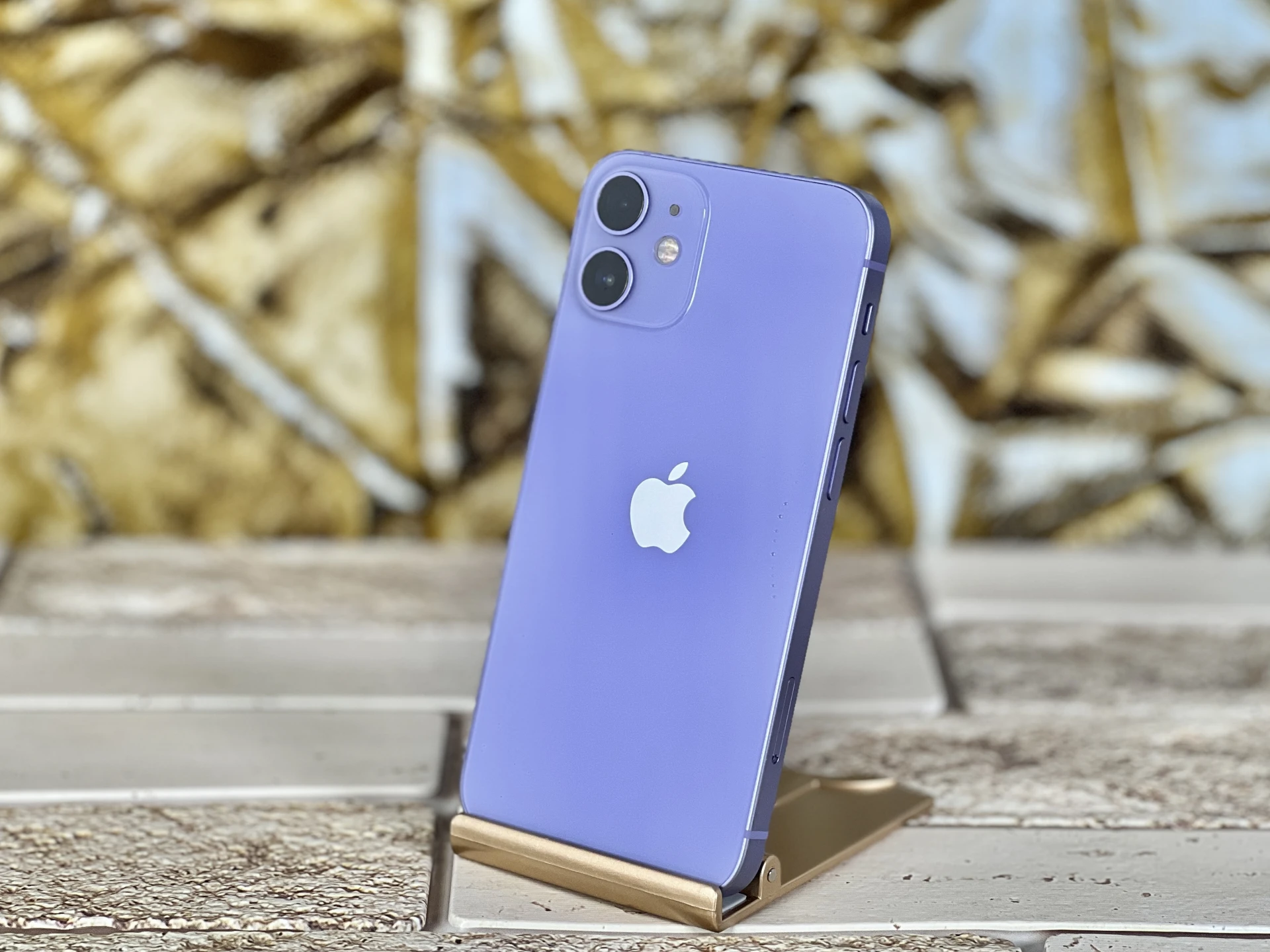  iPhone 12 Mini 64 GB Purple 100% aksi szép állapotú - 12 HÓ GARANCIA