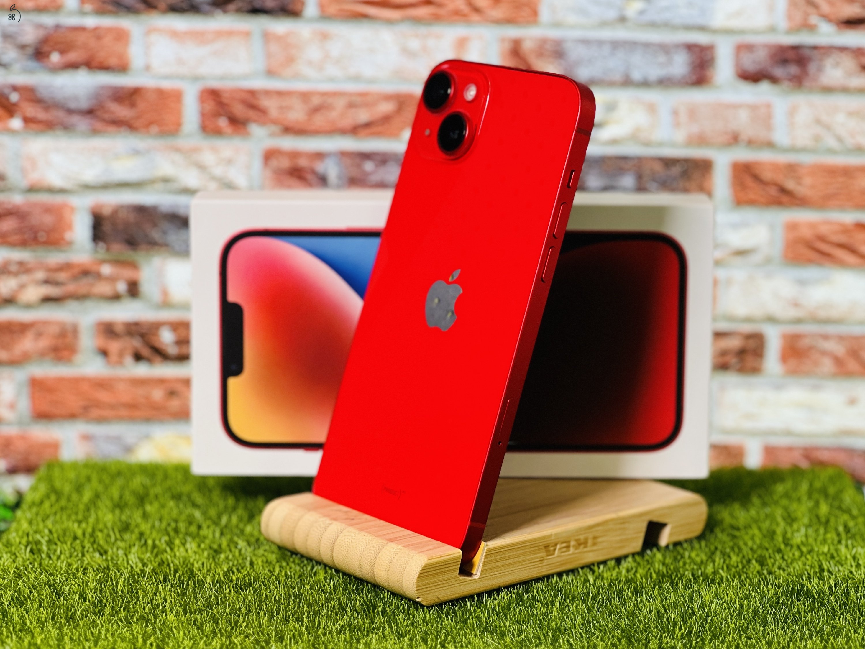 Eladó iPhone 14 Plus 128 GB PRODUCT RED 100% aksi szép állapotú - 12 HÓ GARANCIA - 021