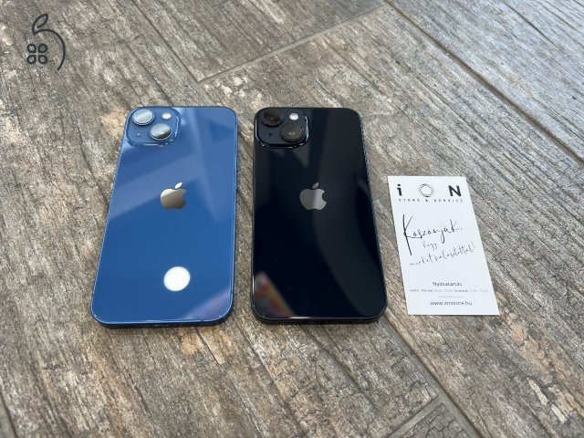 Apple iPhone 13 128GB készülékek többféle színben, újszerű állapotban készleten az iON Premium-ban!