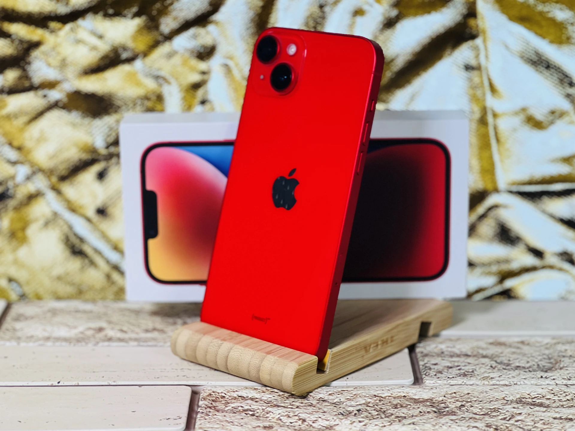  iPhone 14 Plus 128 GB PRODUCT RED szép állapotú - 12 HÓ GARANCIA