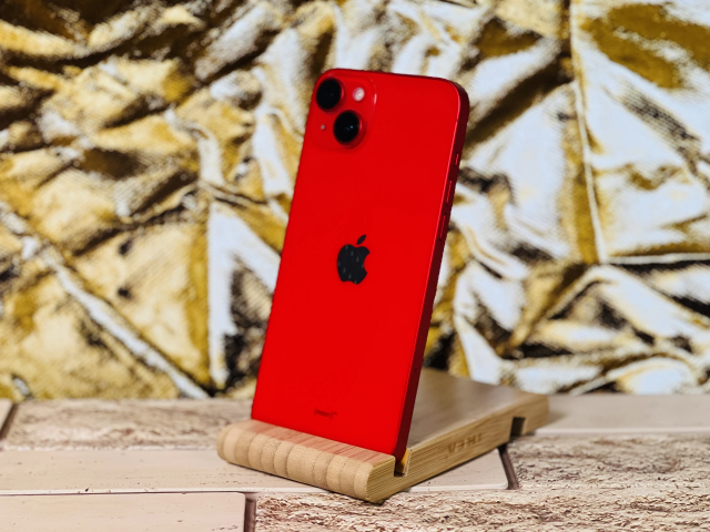  iPhone 14 Plus 128 GB PRODUCT RED szép állapotú - 12 HÓ GARANCIA