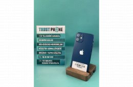 !! 1 ÉV GARANCIA !! iPhone 12 Mini Blue 64 GB – BM20567 – 100% AKKU