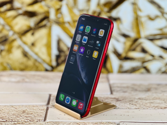  iPhone XR 64 GB PRODUCT RED 100% aksi szép állapotú - 12 HÓ GARANCIA