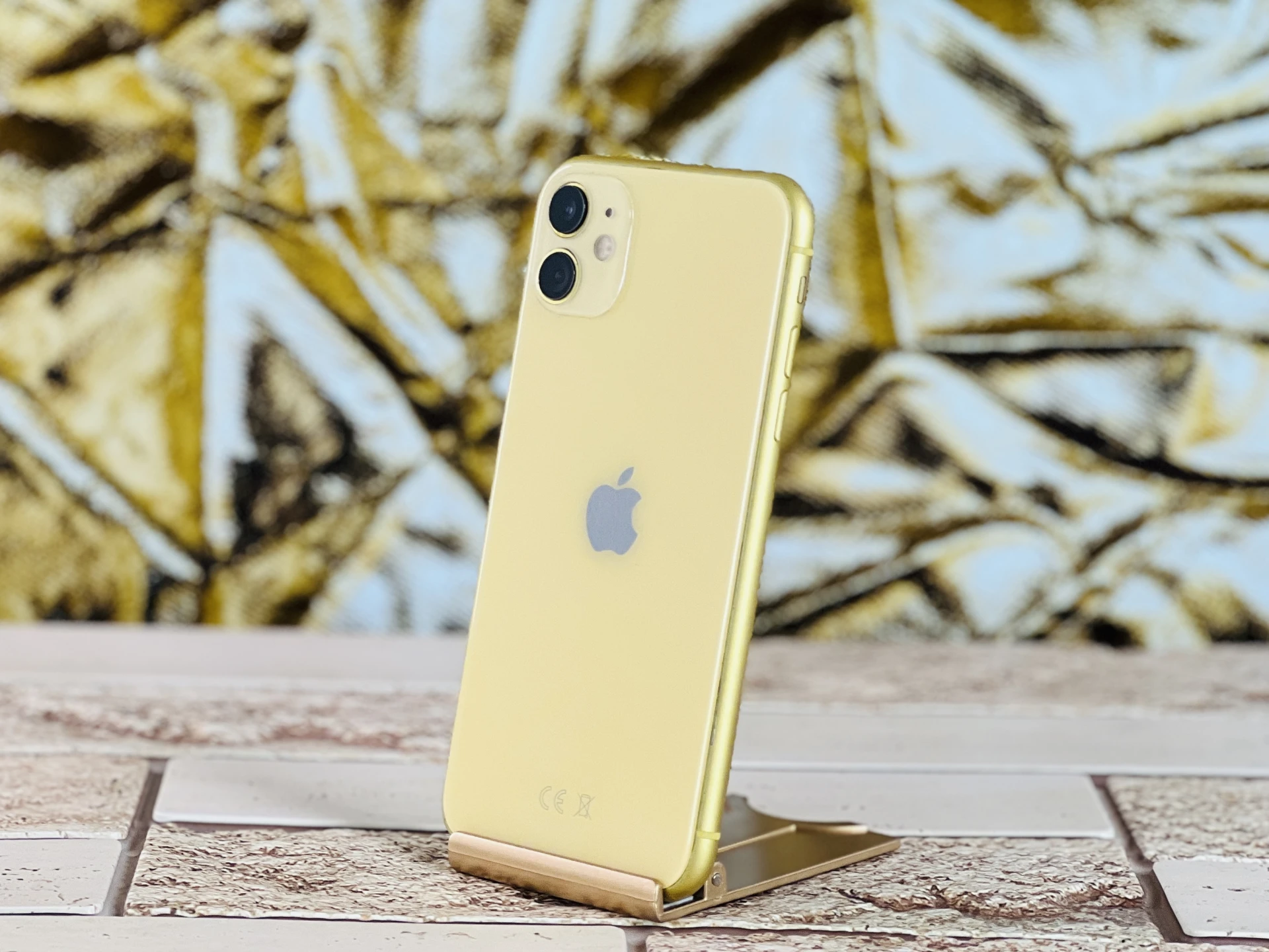  iPhone 11 128 GB Yellow 100% aksi szép állapotú - 12 HÓ GARANCIA