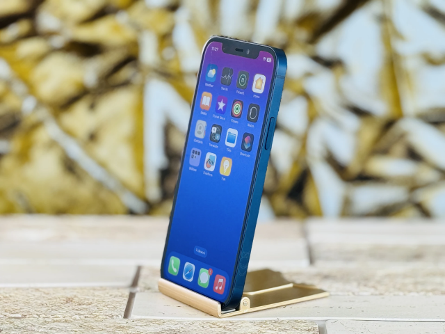  iPhone 12 64 GB Blue 100% aksi szép állapotú - 12 HÓ GARANCIA