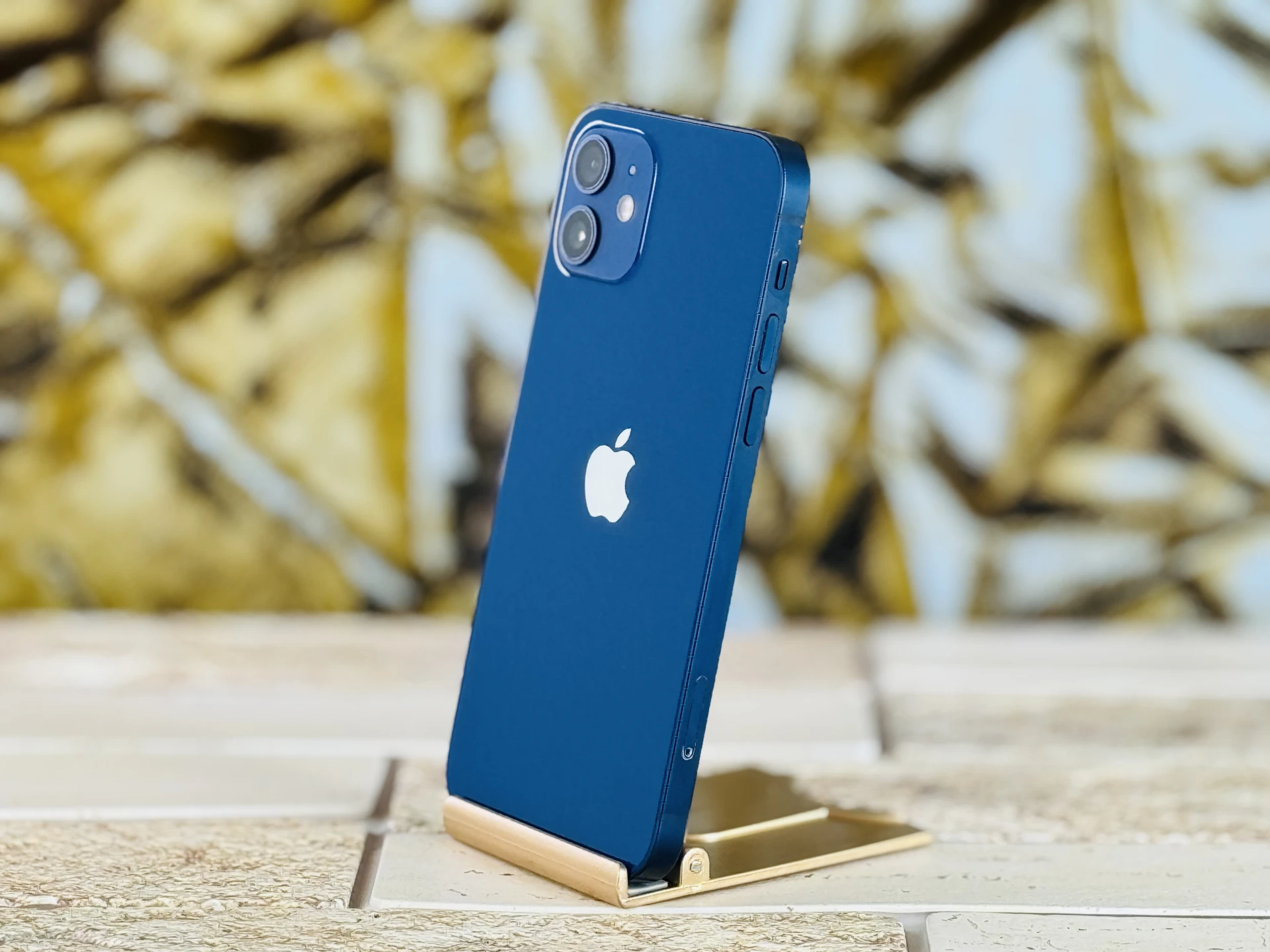  iPhone 12 64 GB Blue 100% aksi szép állapotú - 12 HÓ GARANCIA