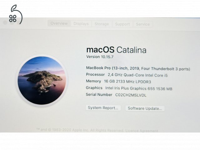 Apple Macbook PRO 2019 13