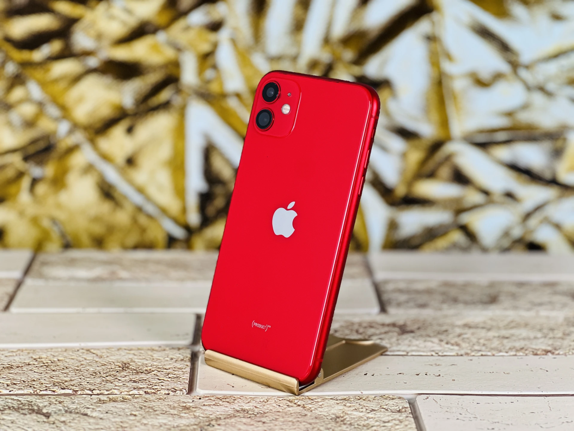  iPhone 11 64 GB PRODUCT RED 100% aksi szép állapotú - 12 HÓ GARANCIA