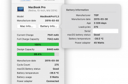 MacBook Pro (15” retina mid 2014 i7 16GB 512GB SSD DG)