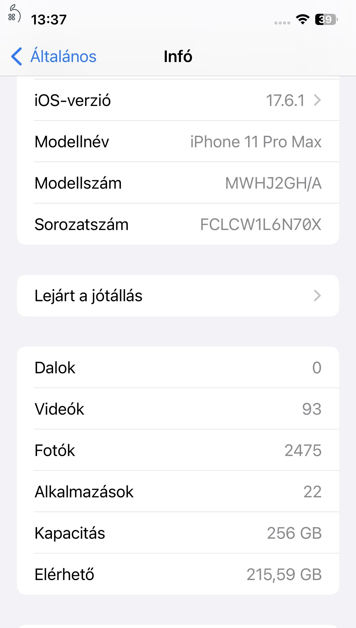 iPhone 11 Pro Max 256 GB