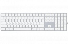 Apple Magic Keyboard numerikus billentyűzettel, ezüst - US