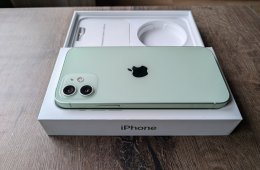 Megkímélt iPhone 12 64GB Menta színben