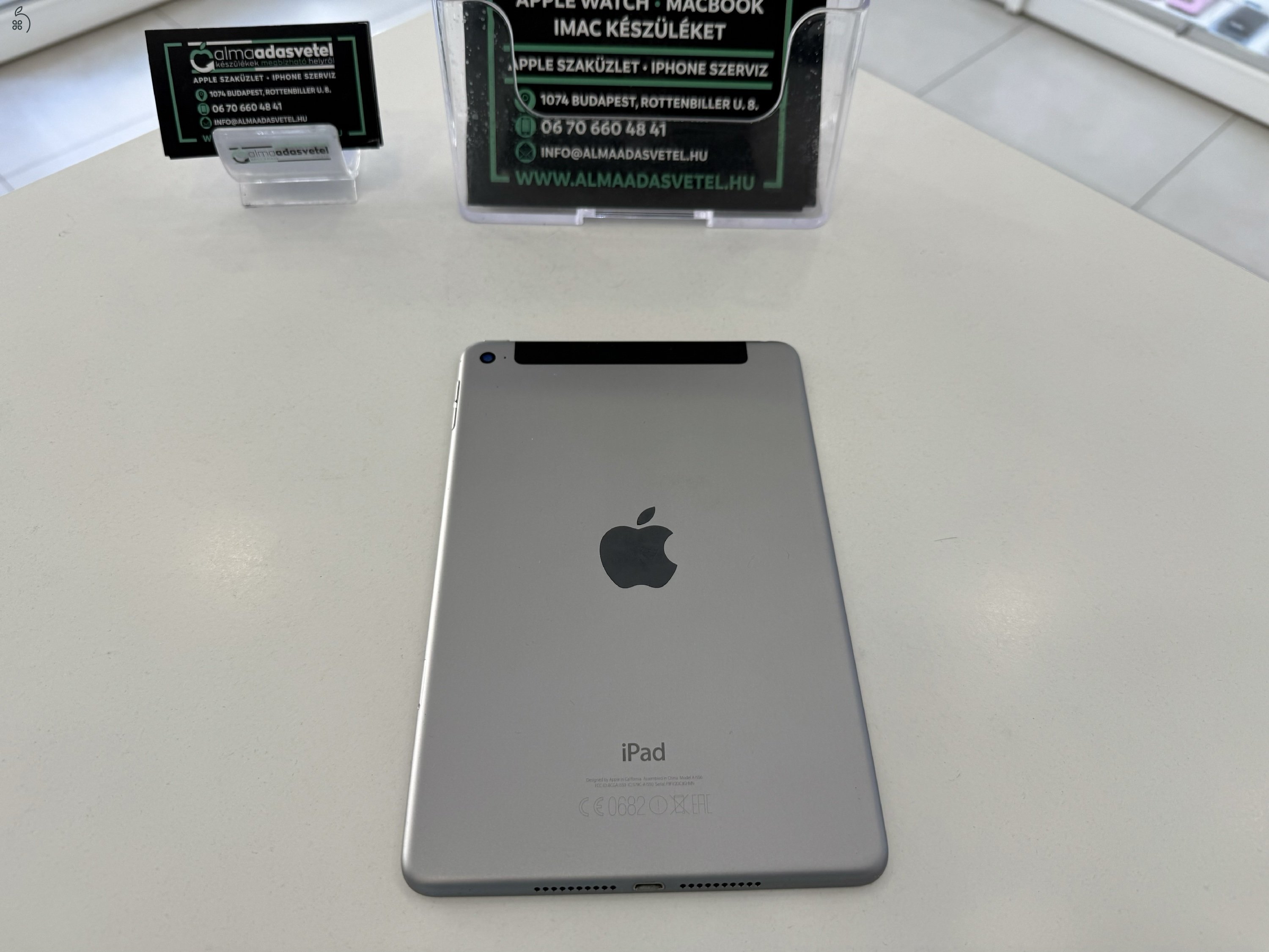 iPad mini 4 128GB Cellular Független Újszerű/1-3 hónap gar./p3724