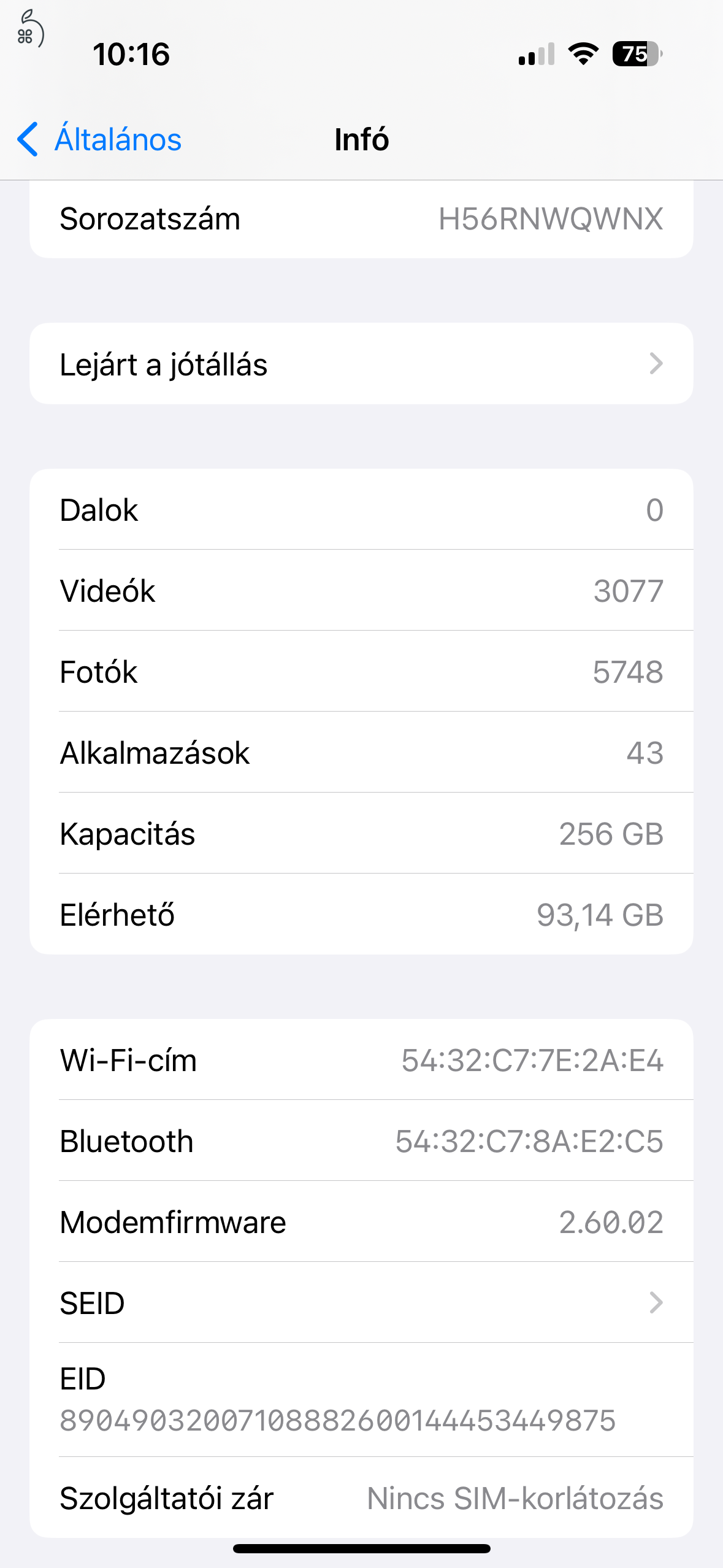 iPhone 14 Pro 256GB Független Gold