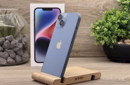 iPhone 14 Blue 128GB 1 ÉV Garanciával Számlával Aksi 96%