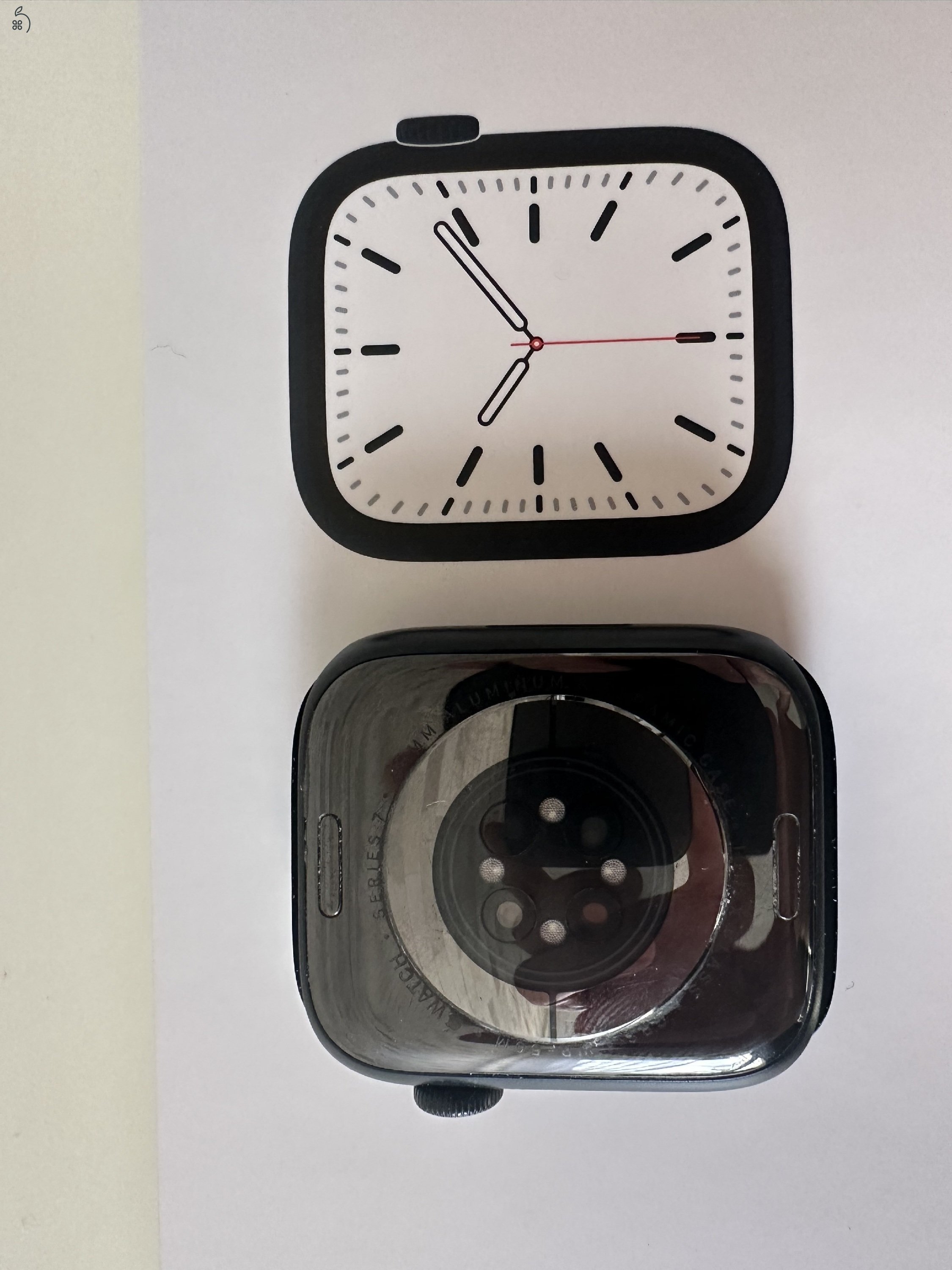 Apple Watch Series 7 45 mm Éjfekete