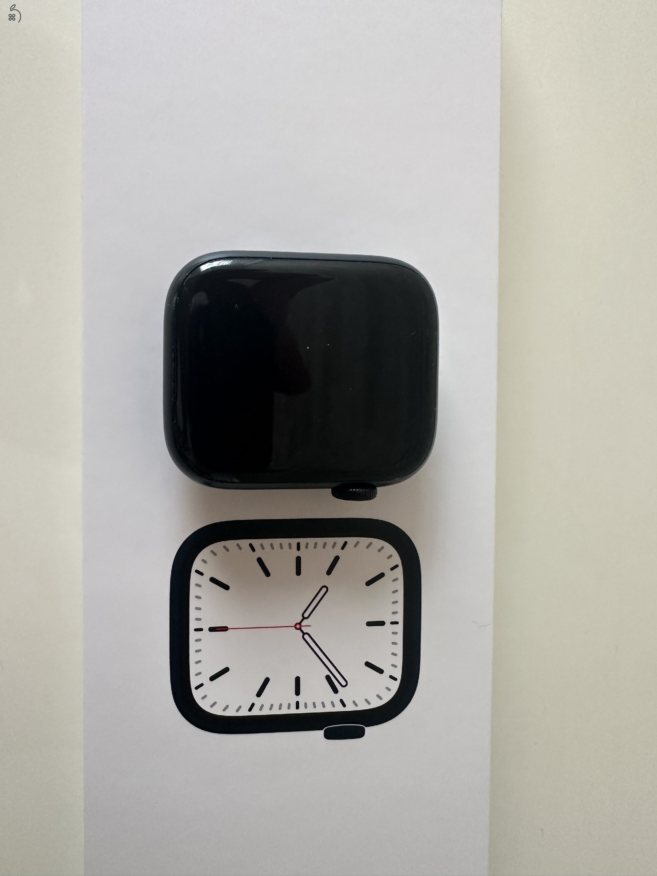 Apple Watch Series 7 45 mm Éjfekete