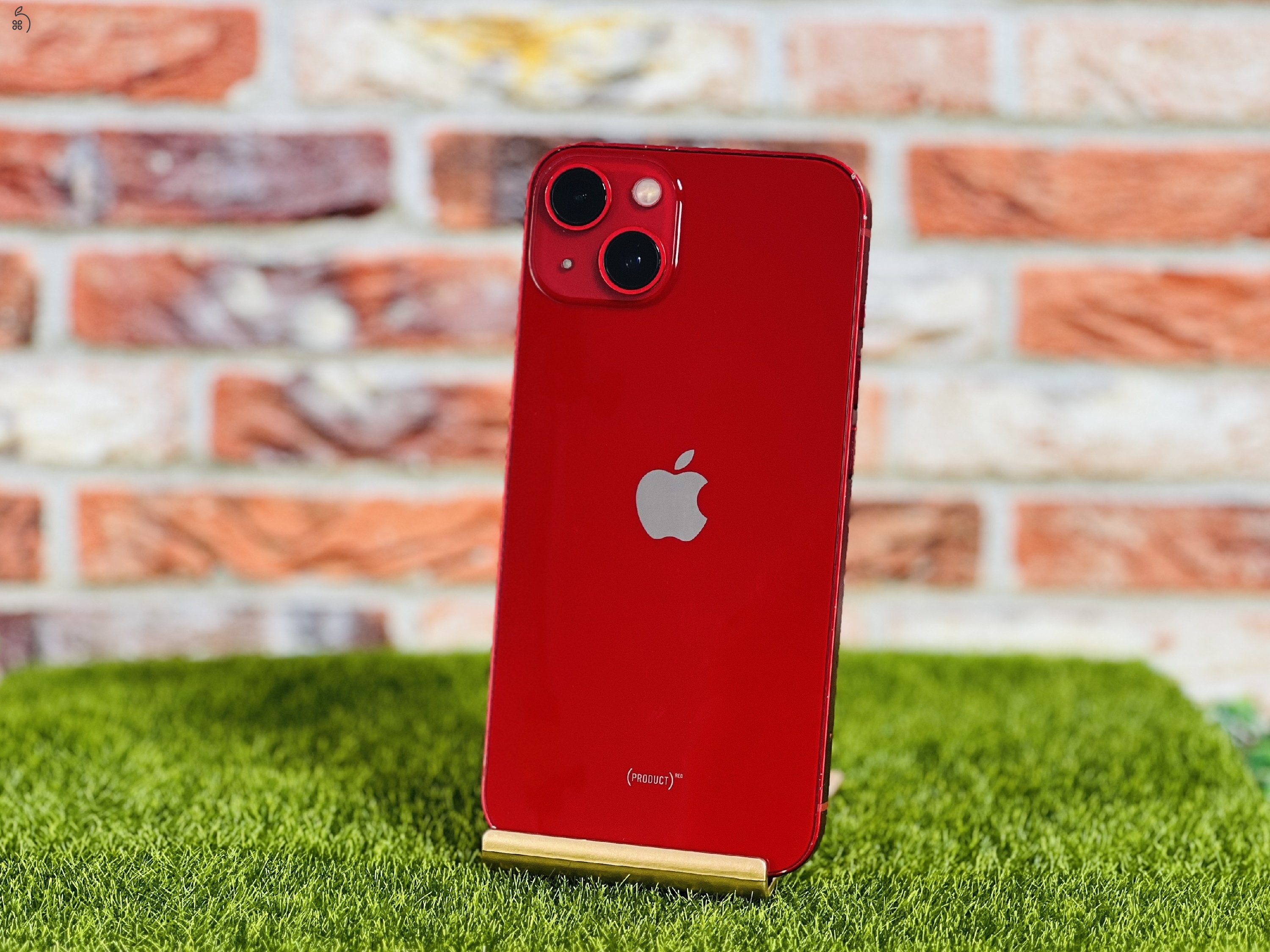 iPhone 13 256 GB PRODUCT RED szép állapotú - 12 HÓ GARANCIA - 202