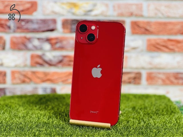 iPhone 13 256 GB PRODUCT RED szép állapotú - 12 HÓ GARANCIA - 202