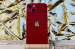 iPhone 13 256 GB PRODUCT RED 100% aksi szép állapotú - 12 HÓ GARANCIA