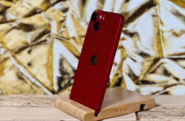 iPhone 13 256 GB PRODUCT RED 100% aksi szép állapotú - 12 HÓ GARANCIA