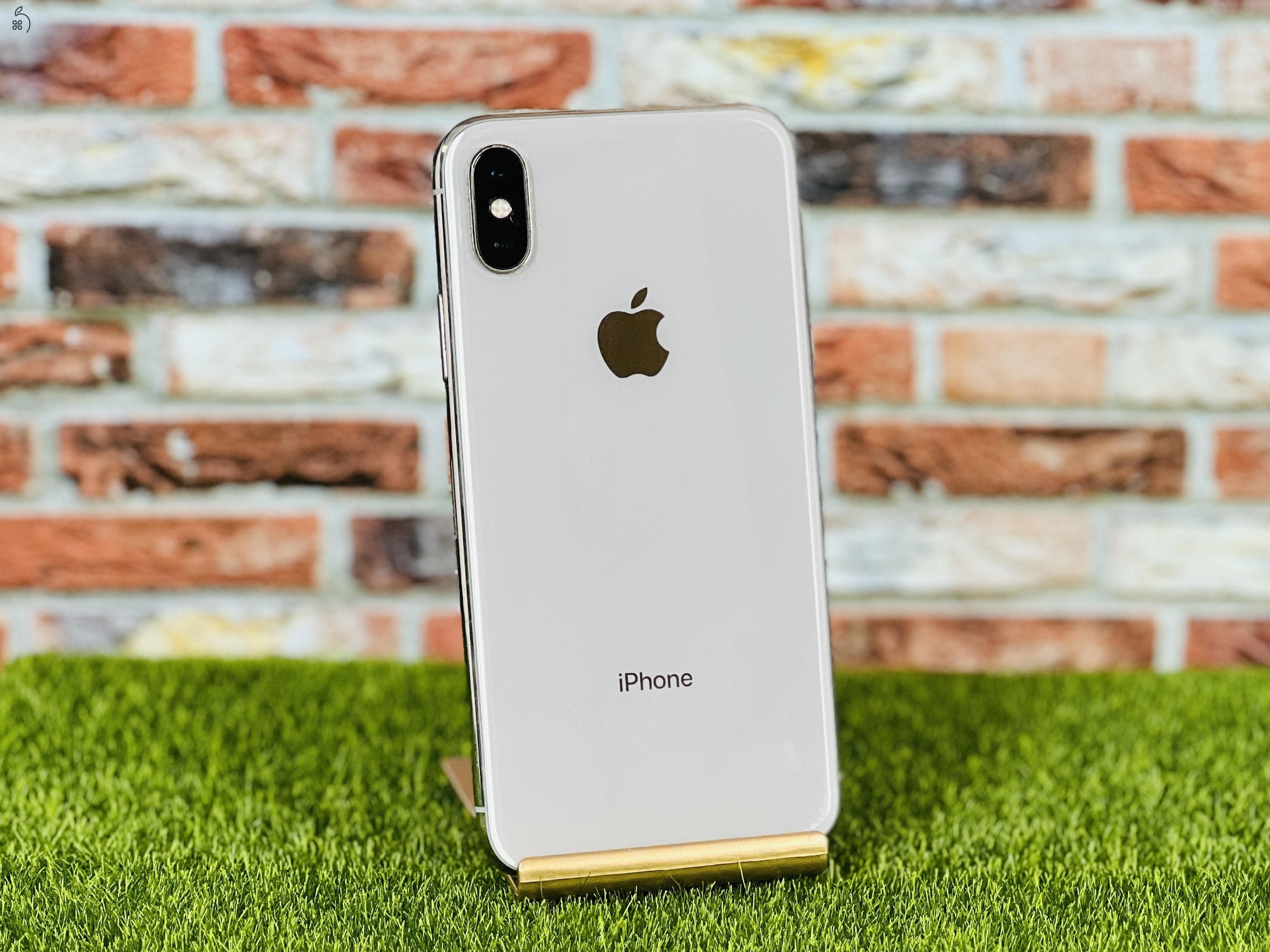 iPhone X 256 GB Silver 100% aksi szép állapotú - 12 HÓ GARANCIA - 216