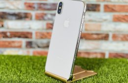 iPhone X 256 GB Silver 100% aksi szép állapotú - 12 HÓ GARANCIA - 216