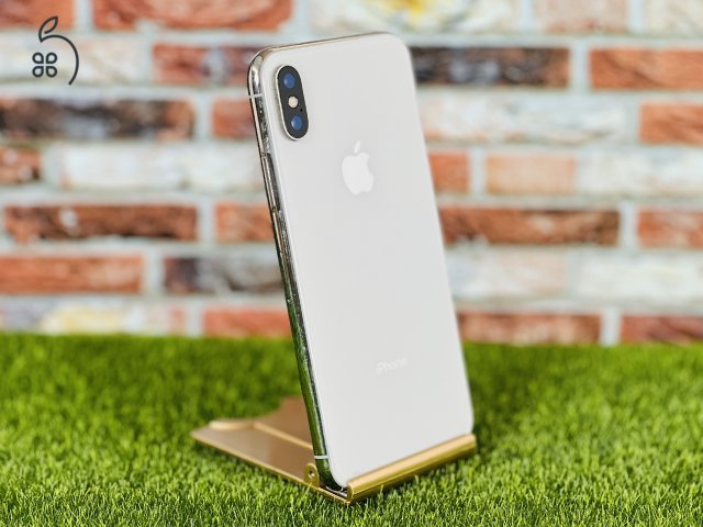 iPhone X 256 GB Silver 100% aksi szép állapotú - 12 HÓ GARANCIA - 216