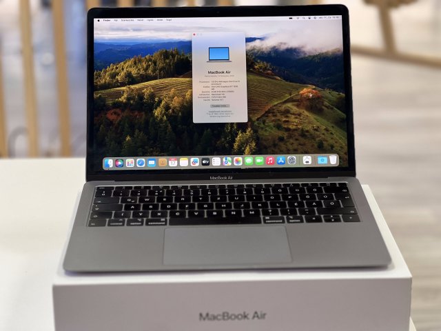 MacBook Air 2019 13 128GB 1 ÉV Garanciával Számlával