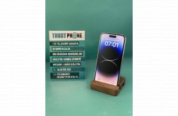 !! 1 ÉV GARANCIA !! iPhone 14 Pro Silver 128 GB – BM20582 – 100% AKKU