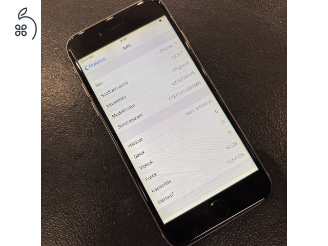 iPhone 6 Space Grey 16GB (Kártyafüggetlen)