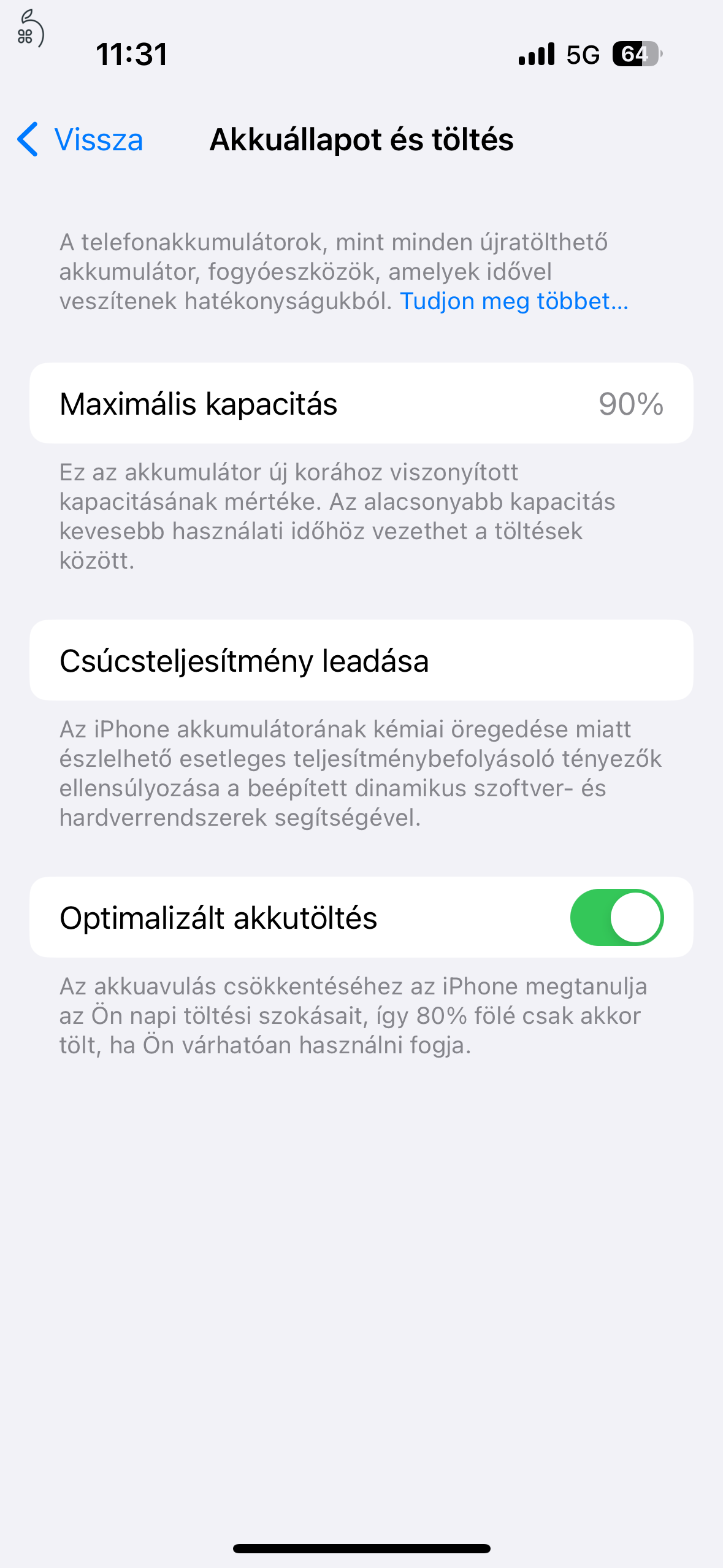 IPHONE 14 PRO SILVER 90% AKKUMULÁTORRAL