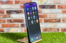 iPhone 14 Pro 128 GB Purple 100% aksi szép állapotú - 12 HÓ GARANCIA - 233