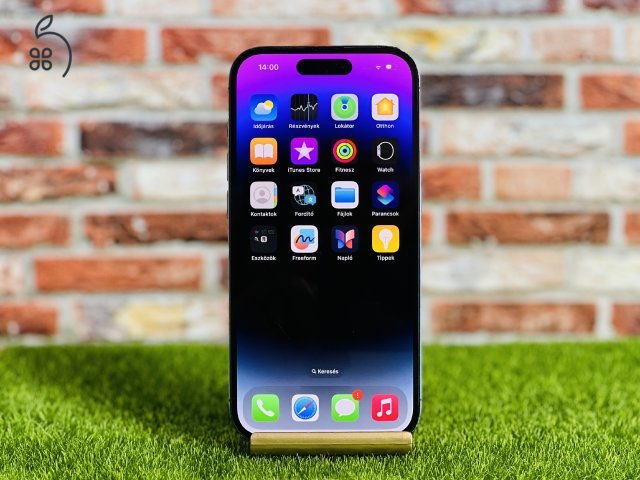 iPhone 14 Pro 128 GB Purple 100% aksi szép állapotú - 12 HÓ GARANCIA - 233