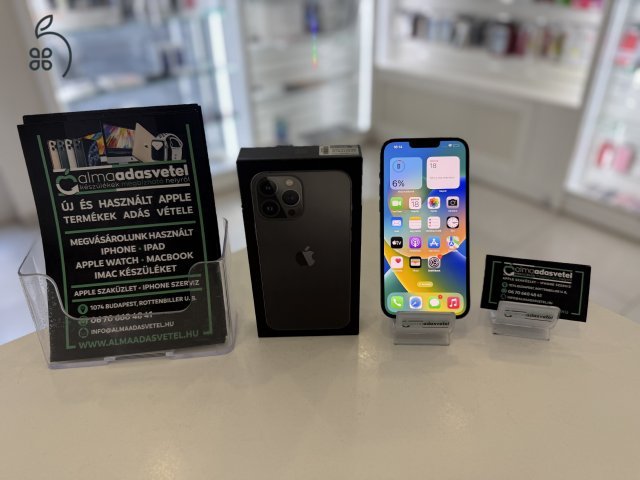 iPhone 13 Pro Max 128GB Független Újszerű/1-3 hónap gar./Akku 86%/p3731