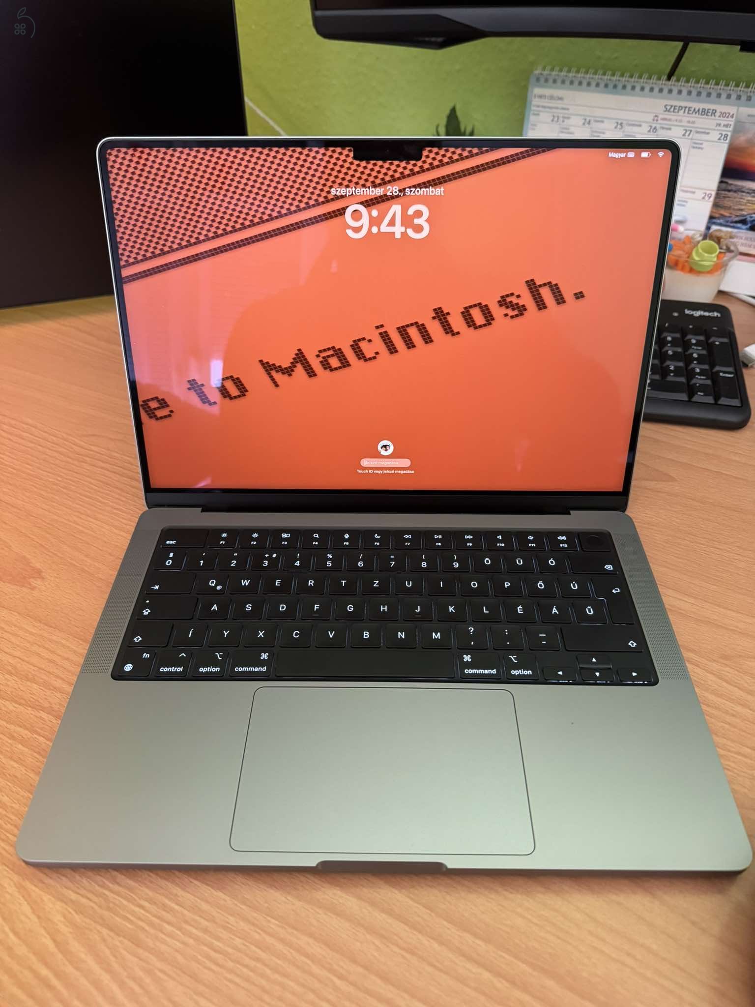 MacBook Pro 14, M3, (2023) 8Gb RAM, 1Tb SSD ÚJ ÁLLAPOT