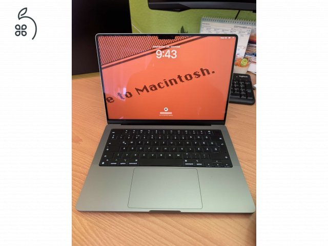 MacBook Pro 14, M3, (2023) 8Gb RAM, 1Tb SSD ÚJ ÁLLAPOT