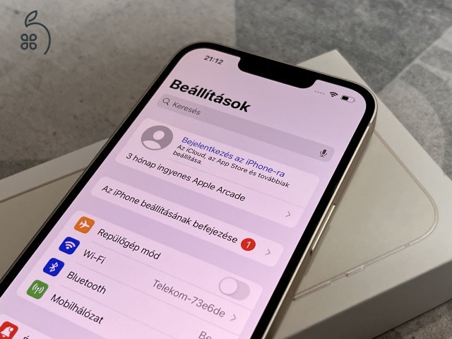 Új állapotú iPhone 13 128Gb 5 hó garancia