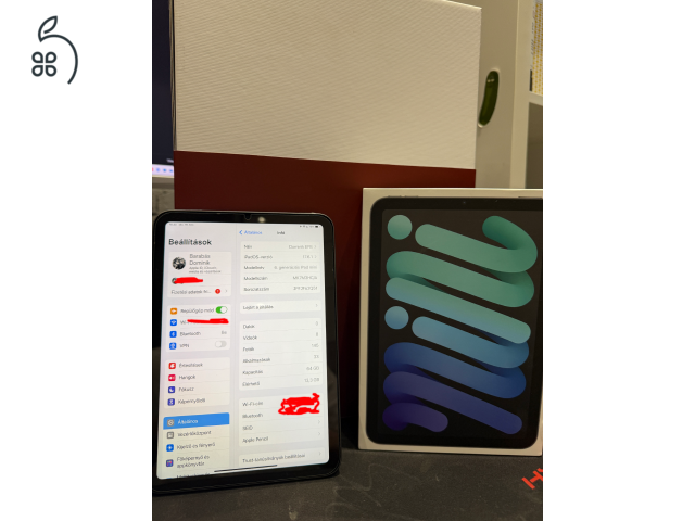 iPad Mini 6th gen - (64 GB / WIFI / Fekete)
