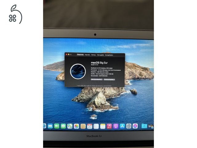 Eladó MacBook Air 13” 128GB