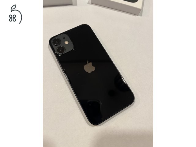 Eladó iPhone 12 mini - Midnight Black - 128 GB