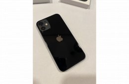 Eladó iPhone 12 mini - Midnight Black - 128 GB