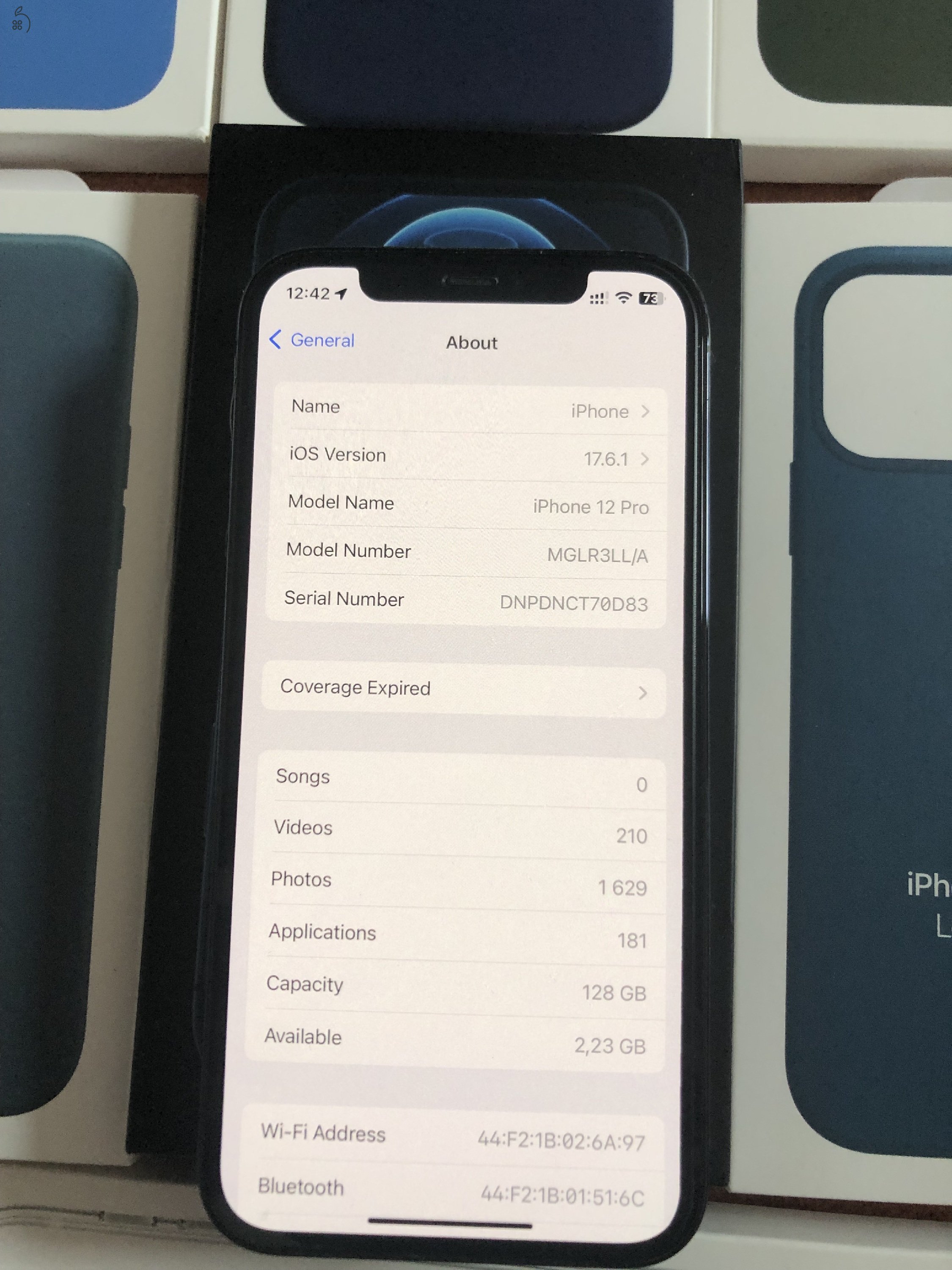 Iphone 12 Pro 128 GB karcmentes gyári függetlenül rengeteg ajándékkal eladó sorba került.