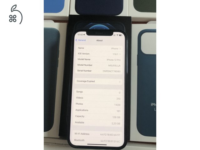 Iphone 12 Pro 128 GB karcmentes gyári függetlenül rengeteg ajándékkal eladó sorba került.