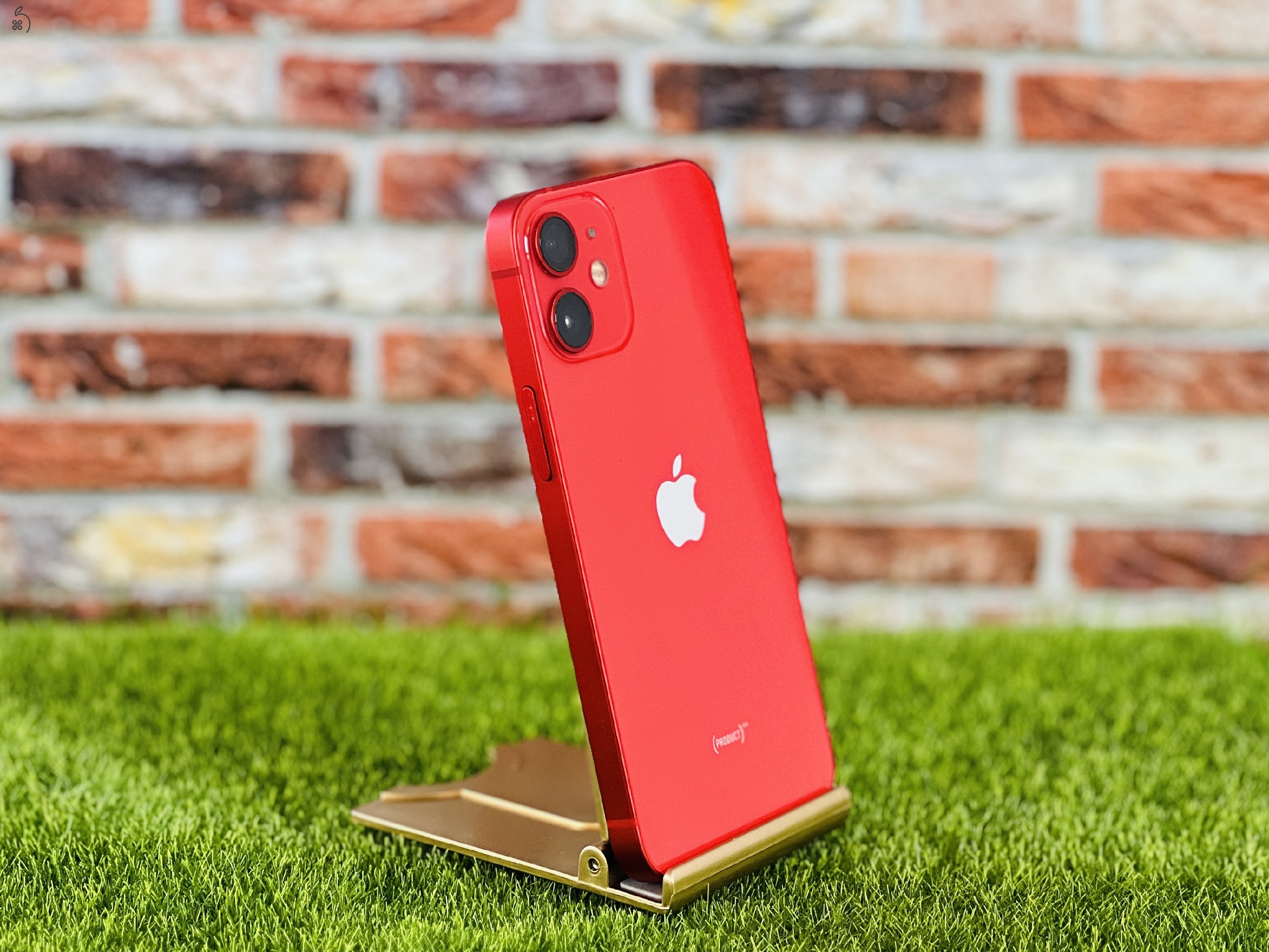 iPhone 12 Mini 64 GB PRODUCT RED 100% aksi szép állapotú - 12 HÓ GARANCIA - 1241